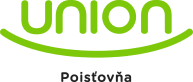 Logo Union poisťovňa na čiernom pozadí
